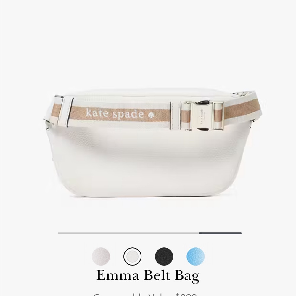 BNWOT Kate Spade Ivory Crossbody Bag - Picture 9 of 10